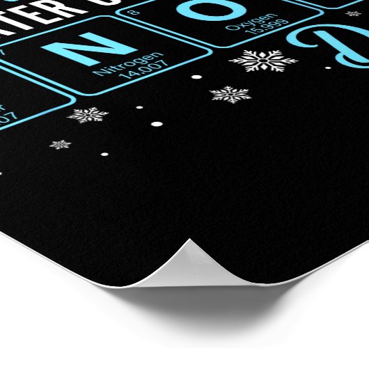 Poster Proud Suprter Of Snow Days Chemistry Teacher Chris (Coin)