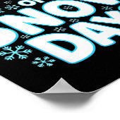 Poster Proud Suprter Of Snow Days Funny Teacher Crew  (Coin)