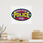 Poster Proud to be a Police Wife (Cuisine)