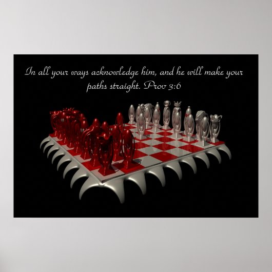 Poster Prov 3:6 : de toutes vos façons, reconnaissez-le (Devant)