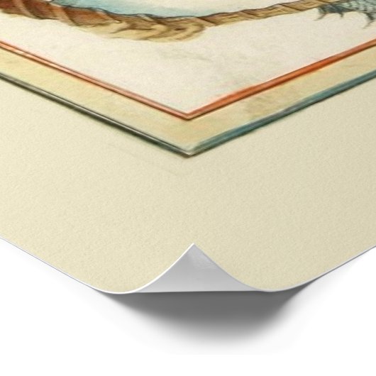 Poster Provence Carte (Coin)