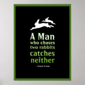 Poster Proverbe chinois (Devant)