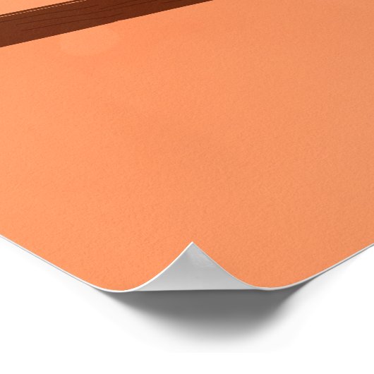 Poster Proverbe chinois - Un oiseau chante (Coin)