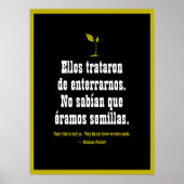 Poster Proverbe mexicain (Devant)