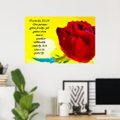 Poster Proverbes 11:24 (Bureau à domicile)