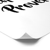 Poster Proverbes 12:25 Élégant Verset Bible Chrétienne (Coin)