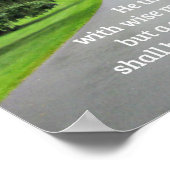 Poster Proverbes 13:20 Celui qui marche avec des hommes s (Coin)