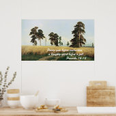 Poster proverbes 16:18 (Cuisine)