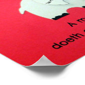 Poster Proverbes 17:22 Un Joyeux Coeur Fait Bien... (Coin)