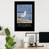 Poster Proverbes 19:17 - Utilisez vos cadeaux pour servir (Bureau à domicile)