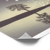 Poster Proverbes 27:19 - Comme l'eau reflète le visage (Coin)