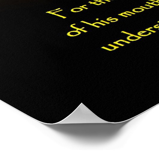 Poster Proverbes 2 : 6 (Coin)