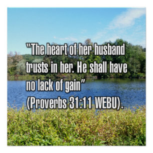 Poster Proverbes 31:11 WEBU