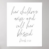 Proverbes 31:28 Script
