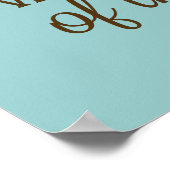 Poster Proverbes 31 - Vêtus de force et de dignité Brown (Coin)