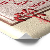 Poster Proverbes 3:5-6 ~~art imprimé (Coin)