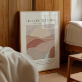 Poster Proverbes 3:5-6 Confiance dans le Seigneur