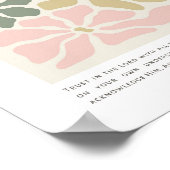 Poster Proverbes 3:5-6 Confiance dans le Seigneur (Coin)