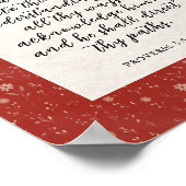 Poster Proverbes 3:5-6 KJV Bible Verbe Image (Coin)