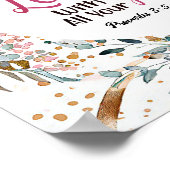 Poster Proverbes 3:5 Confiance dans le Seigneur Bible Ver (Coin)