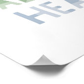 Poster Proverbes 3:5 Confie dans l'Éternel de tout ton cœ (Coin)