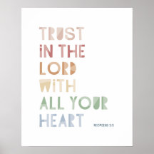 Proverbes 3:5 Confie dans l'Éternel de tout ton cœ