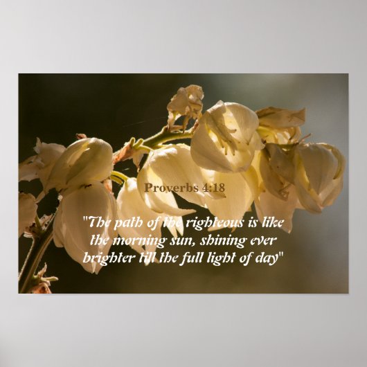 Poster Proverbes 4:18 (Devant)