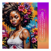 Poster Proverbes de la femme Abstraite de foi 31 30 (Devant)