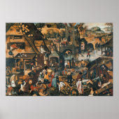 Poster Proverbes flamands (Devant)