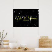 Poster Proverbes verset biblique Devenir large (Cuisine)