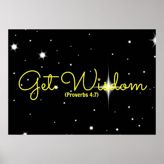 Poster Proverbes verset biblique Devenir large (Devant)