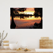 Poster Proverbios 3 : 13-18 con Arboles (Cuisine)