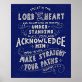 Poster Proverbs 3:5-6 (Devant)