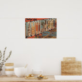 Poster Providence, Rhode Island - Scènes de grandes lettr (Cuisine)