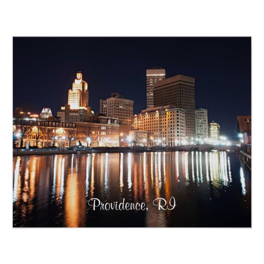 Poster Providence RI labellisé (Devant)