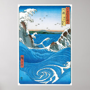 Poster Province d'Awa, Naruto Whirlpools par Ando Hiroshi
