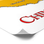 POSTER PROVINCES DE CHINE (Coin)