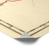 Poster Provinces, France Plan (Coin)