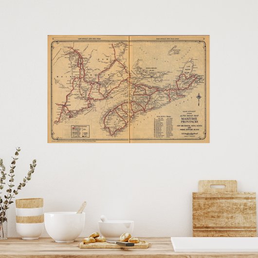 Poster Provinces maritimes 2 (Cuisine)