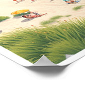 Poster Provincetown, Massachusetts – Plages du Cap Cod (Coin)