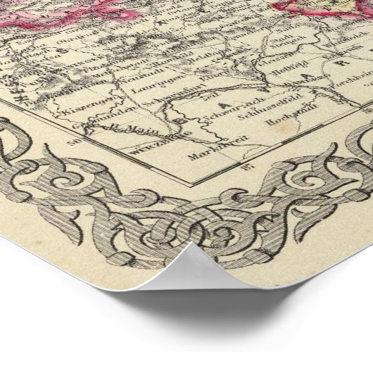 Poster Prusse Et Saxe (Coin)