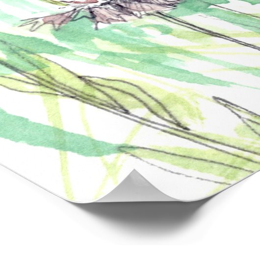 Poster Psalm 105 Scripture Pink Flowers Christian Art (Coin)