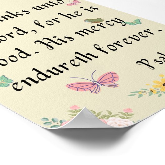 Poster Psalm 118 (Coin)