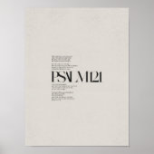 Poster Psalm 121, Bible Verse, Modern Bible, Scripture Wa (Devant)