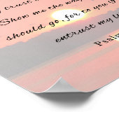 Poster Psalm 143:8, Bible Verse (Coin)