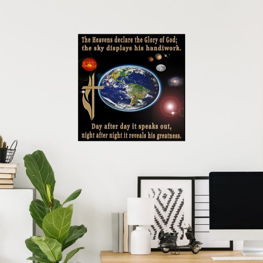 Poster Psalm 19 (Bureau à domicile)