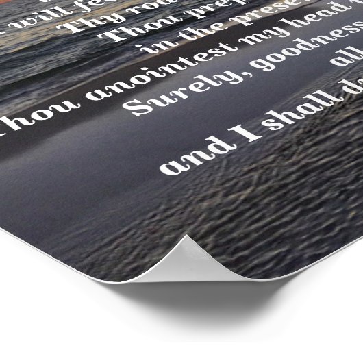 POSTER PSALM 23 (Coin)