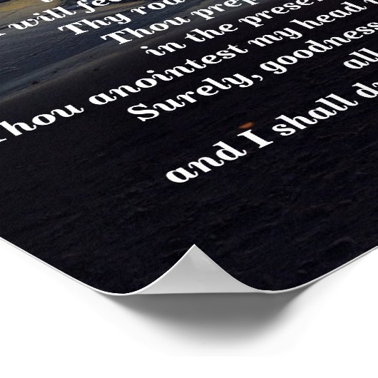 POSTER PSALM 23 (Coin)