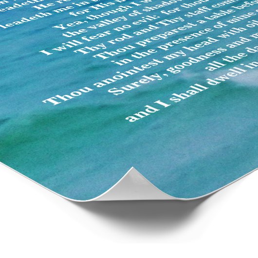 POSTER PSALM 23 (Coin)