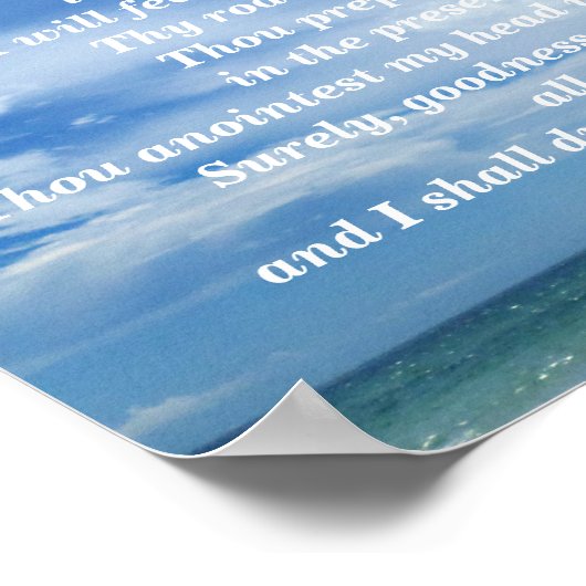 POSTER PSALM 23 (Coin)